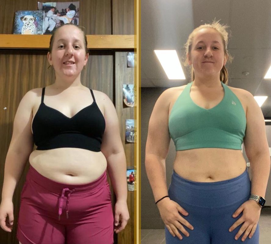 Client Transformation - Tone and waistline weight loss