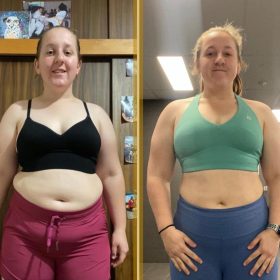 Client Transformation - Tone and waistline weight loss